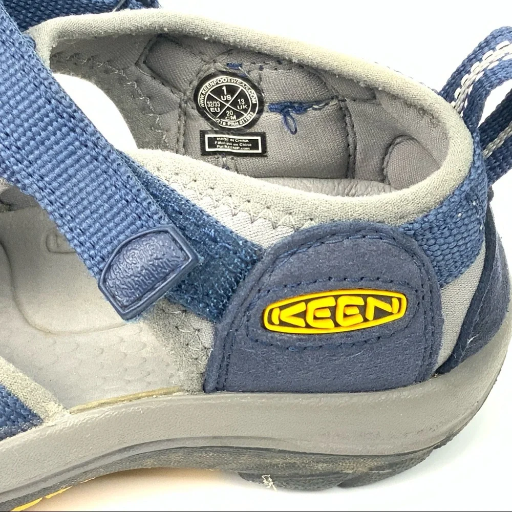 KEEN Boys Venice Blue Hiking Sports Sandals Waterproof Comfort' Size 1